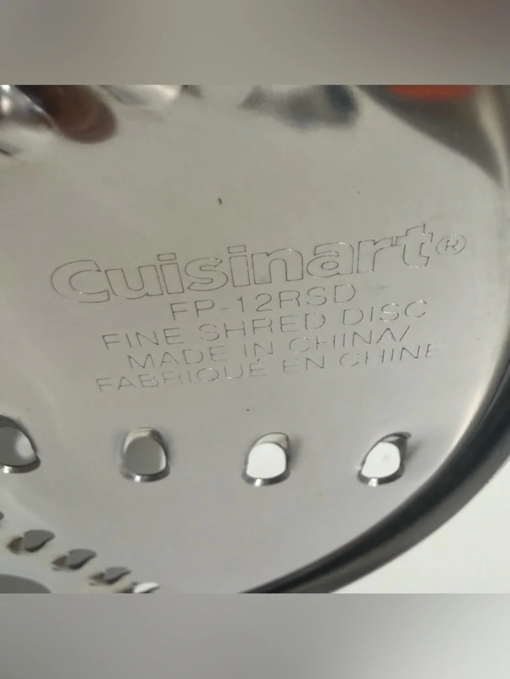 Cuisinart FP-12RSD Fine Shred Disc Elite FP-12 Replacement Part NEW